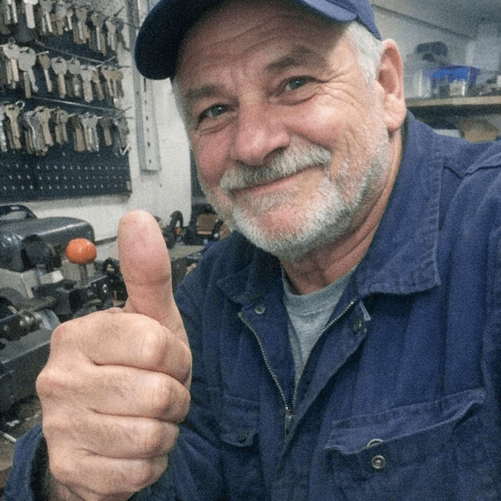 Erfahrener Handwerker von Krüger bei der präzisen Arbeit am Zylinder